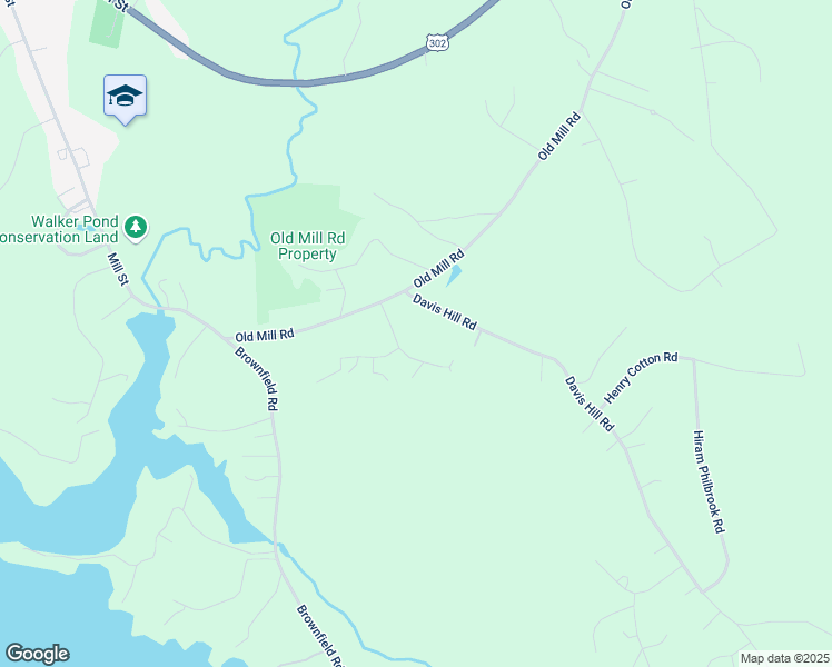 map of restaurants, bars, coffee shops, grocery stores, and more near 65 Adams Circle in Conway