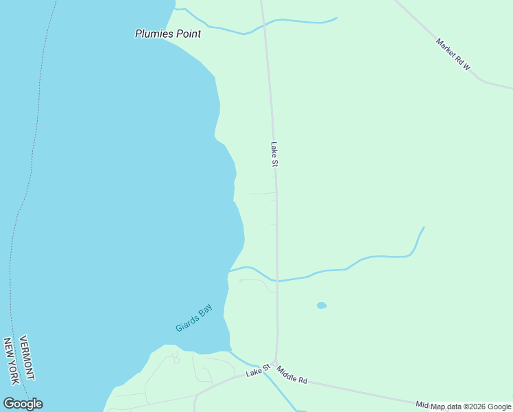 map of restaurants, bars, coffee shops, grocery stores, and more near 1894 Lake Street in Bridport