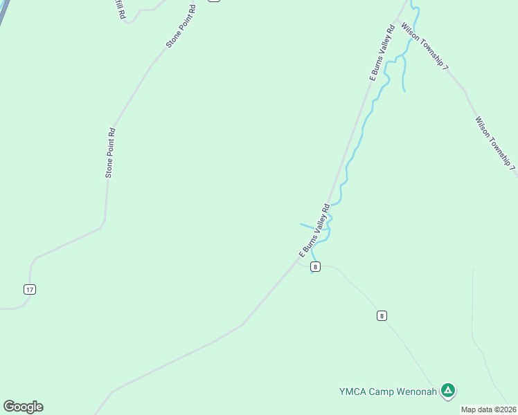 map of restaurants, bars, coffee shops, grocery stores, and more near 24333 East Burns Valley Road in Winona