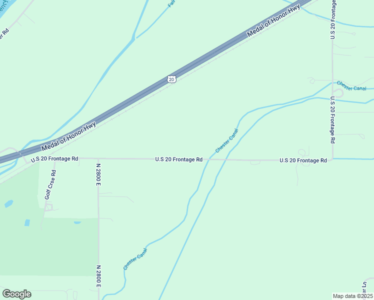 map of restaurants, bars, coffee shops, grocery stores, and more near 2841 East 700 North in Saint Anthony