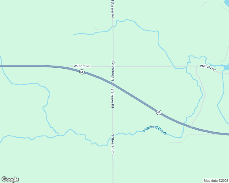 map of restaurants, bars, coffee shops, grocery stores, and more near 5023 Michigan 61 in Gladwin