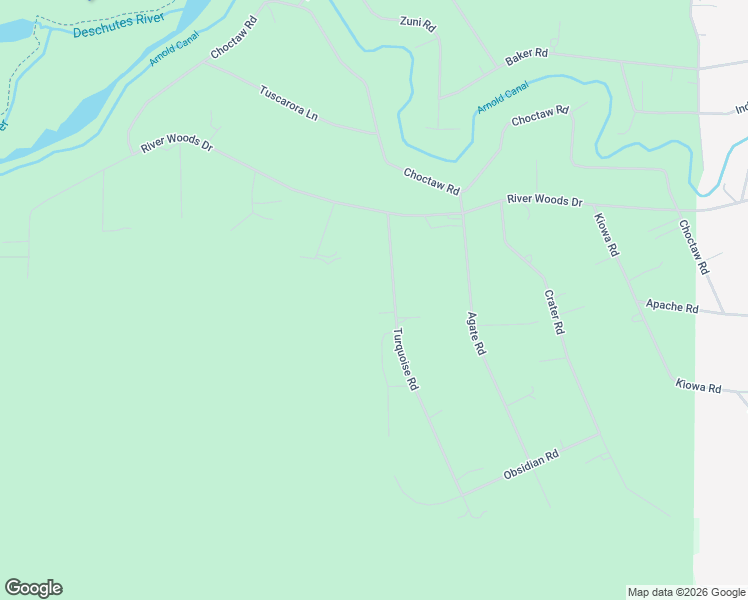 map of restaurants, bars, coffee shops, grocery stores, and more near 60193 Turquoise Road in Bend