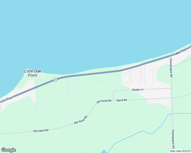 map of restaurants, bars, coffee shops, grocery stores, and more near 3957 Port Austin Road in Caseville