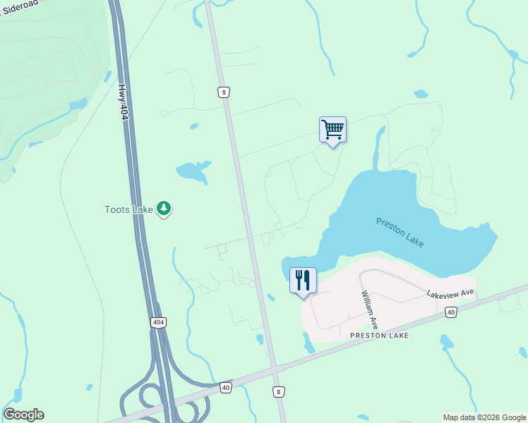 map of restaurants, bars, coffee shops, grocery stores, and more near 6 Stonegate Street in Gormley