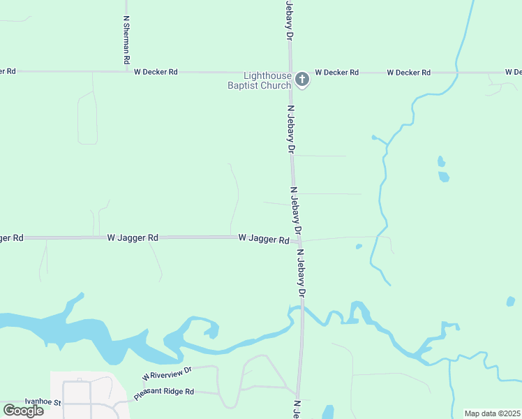 map of restaurants, bars, coffee shops, grocery stores, and more near 5697 Harriet Lane in Ludington