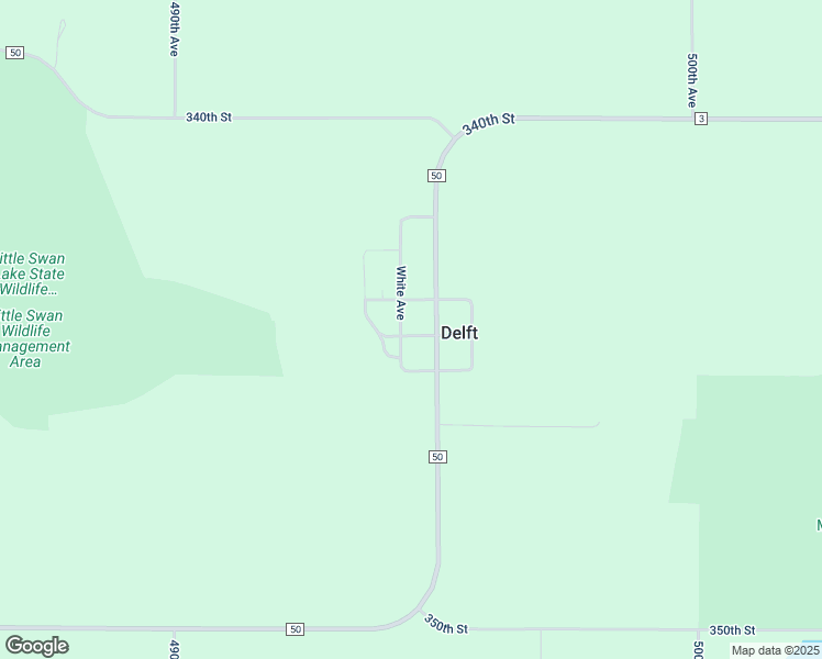 map of restaurants, bars, coffee shops, grocery stores, and more near 49416 345th Street in Windom