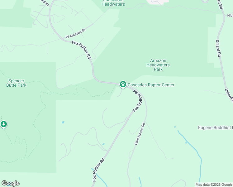 map of restaurants, bars, coffee shops, grocery stores, and more near 32275 Fox Hollow Road in Eugene