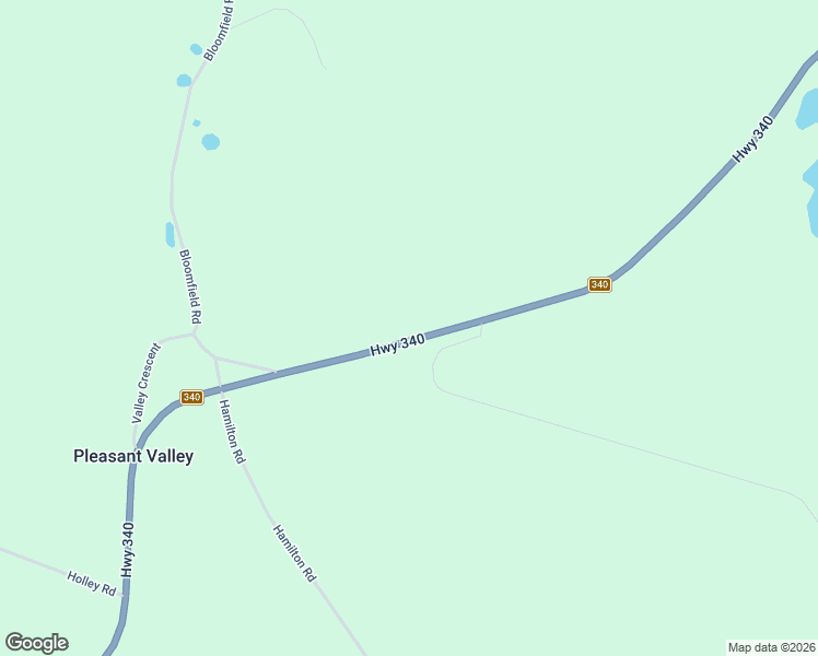 map of restaurants, bars, coffee shops, grocery stores, and more near 3389 Highway 340 in Carleton