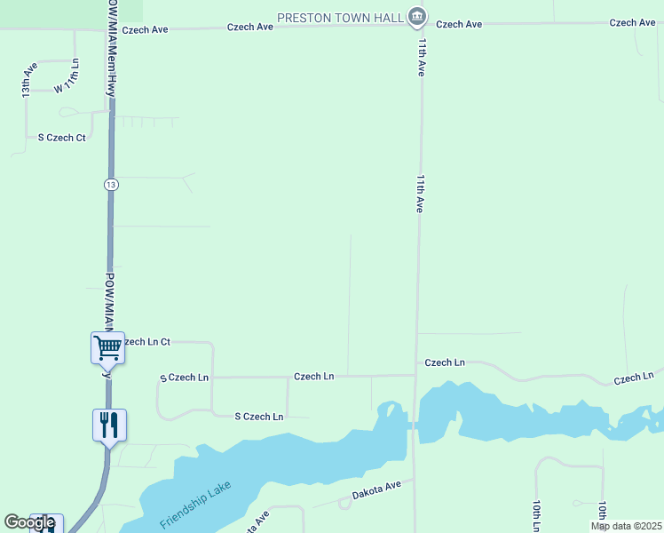 map of restaurants, bars, coffee shops, grocery stores, and more near 1857 West 11th Avenue in Friendship