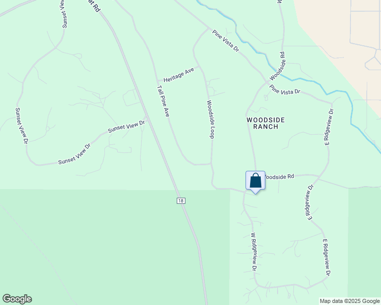 map of restaurants, bars, coffee shops, grocery stores, and more near 60281 Woodside Loop in Bend