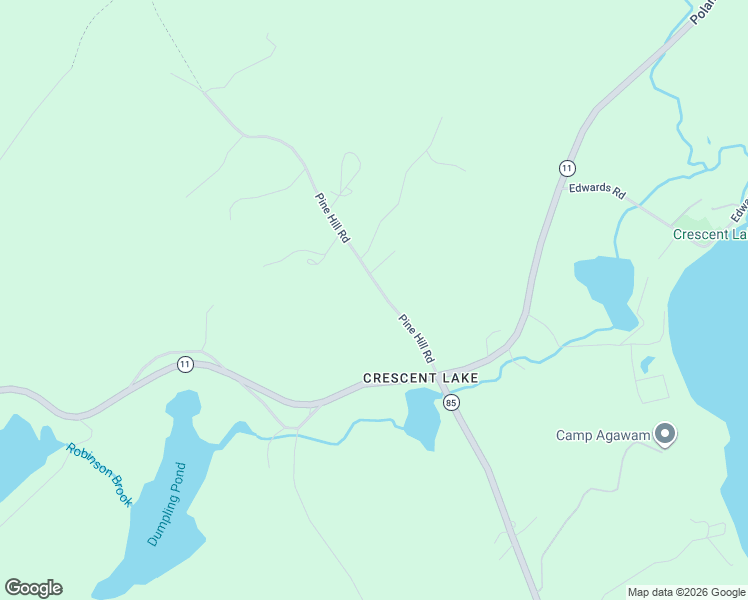 map of restaurants, bars, coffee shops, grocery stores, and more near 56 Pine Hill Road in Casco