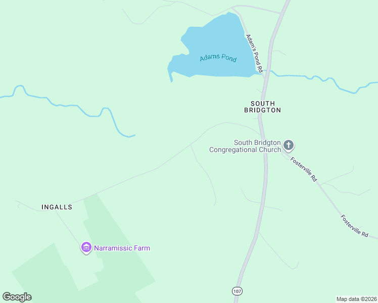 map of restaurants, bars, coffee shops, grocery stores, and more near 74 Ingalls Road in Bridgton