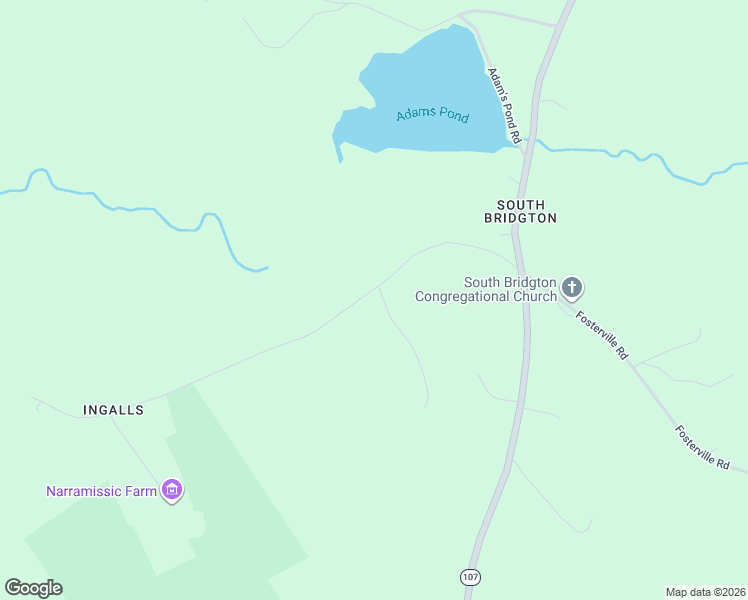 map of restaurants, bars, coffee shops, grocery stores, and more near 74 Ingalls Road in Bridgton