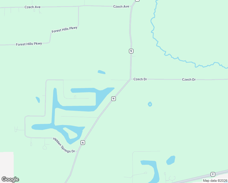 map of restaurants, bars, coffee shops, grocery stores, and more near N261 County Highway N in Neshkoro
