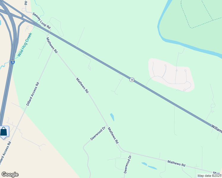 map of restaurants, bars, coffee shops, grocery stores, and more near 85638 Hidden Lane in Eugene