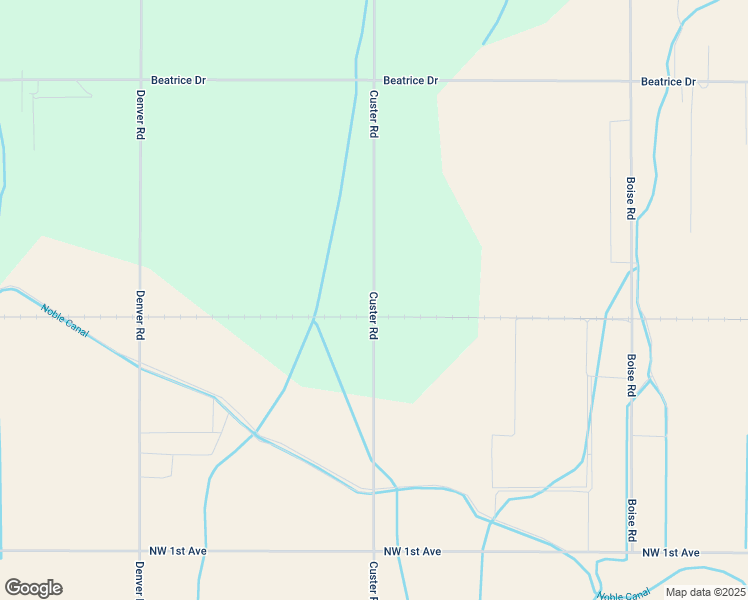 map of restaurants, bars, coffee shops, grocery stores, and more near 6501-6709 Custer Road in New Plymouth