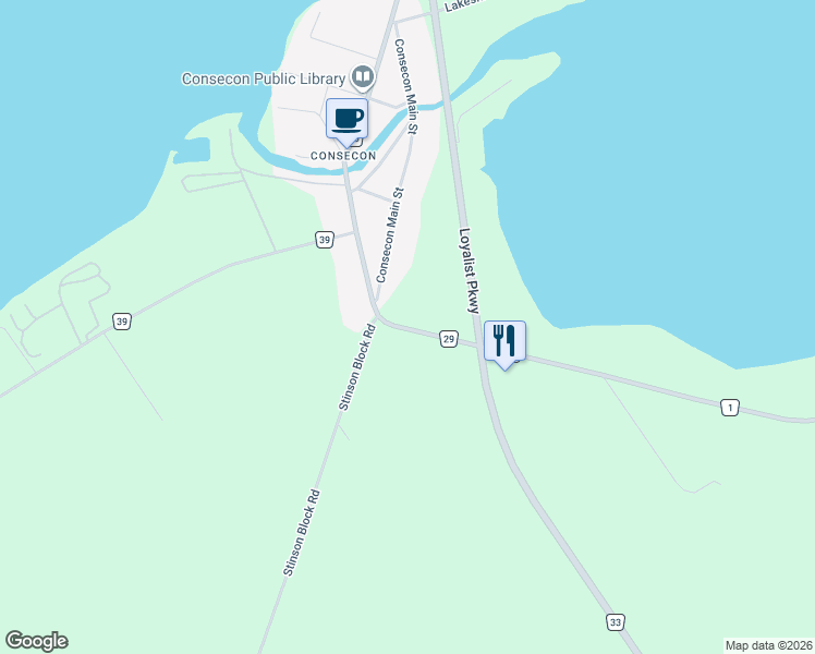 map of restaurants, bars, coffee shops, grocery stores, and more near 48 Prince Edward 29 in Prince Edward