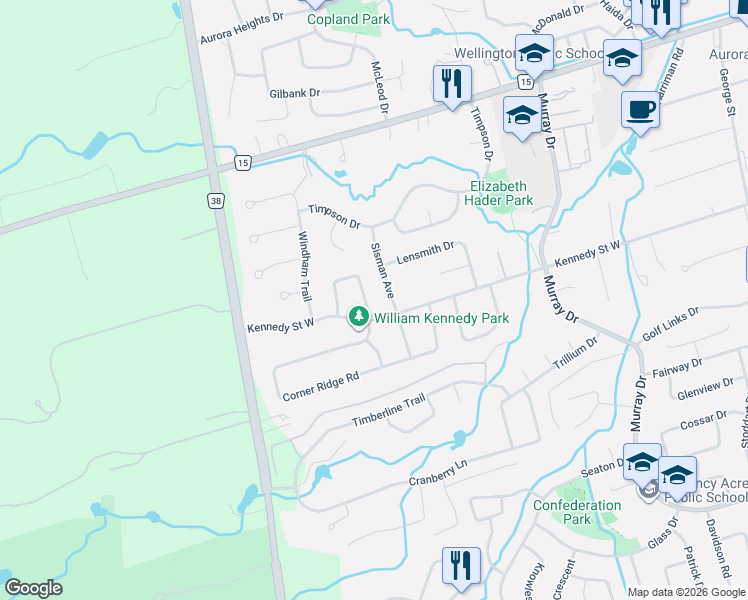 map of restaurants, bars, coffee shops, grocery stores, and more near in Aurora