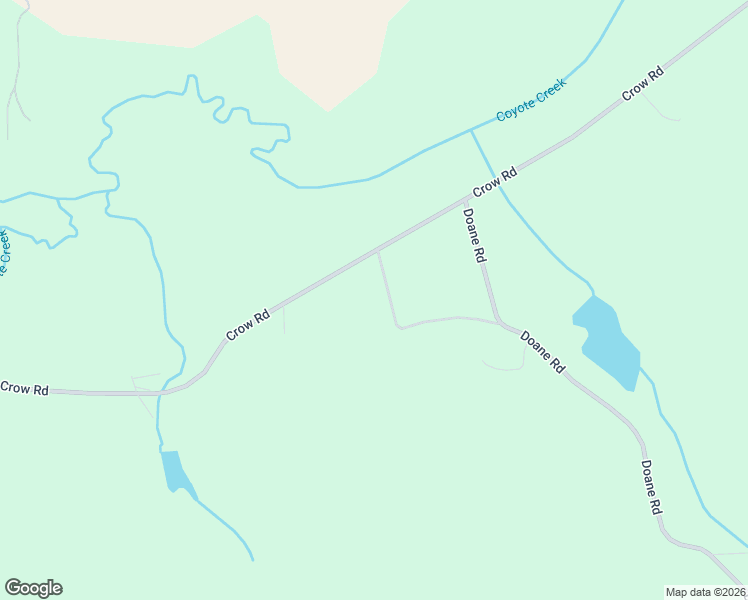 map of restaurants, bars, coffee shops, grocery stores, and more near 26600 Crow Road in Eugene