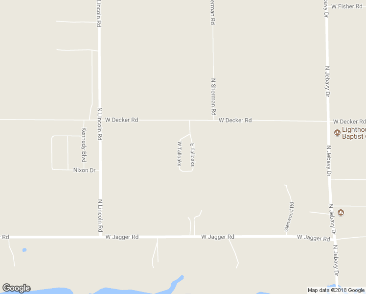 map of restaurants, bars, coffee shops, grocery stores, and more near 1922 Tall Oaks Drive East in Ludington