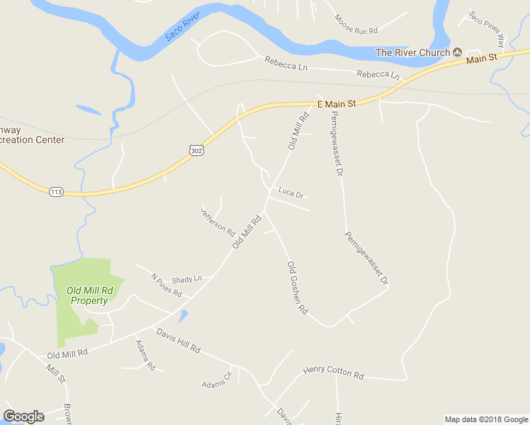 map of restaurants, bars, coffee shops, grocery stores, and more near 16 Old Goshen Road in Conway