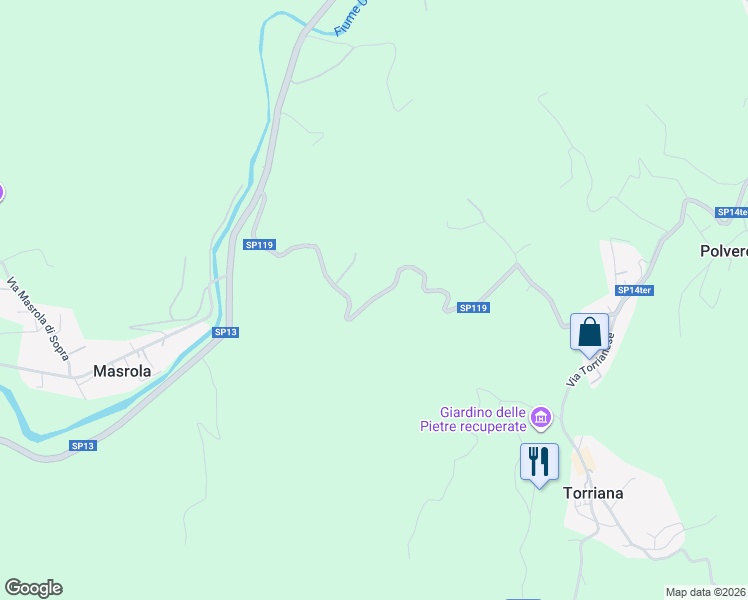 map of restaurants, bars, coffee shops, grocery stores, and more near in Province of Rimini