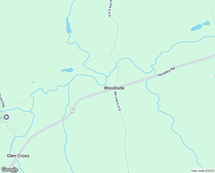 map of restaurants, bars, coffee shops, grocery stores, and more near 307643 Hockley Road in Orangeville