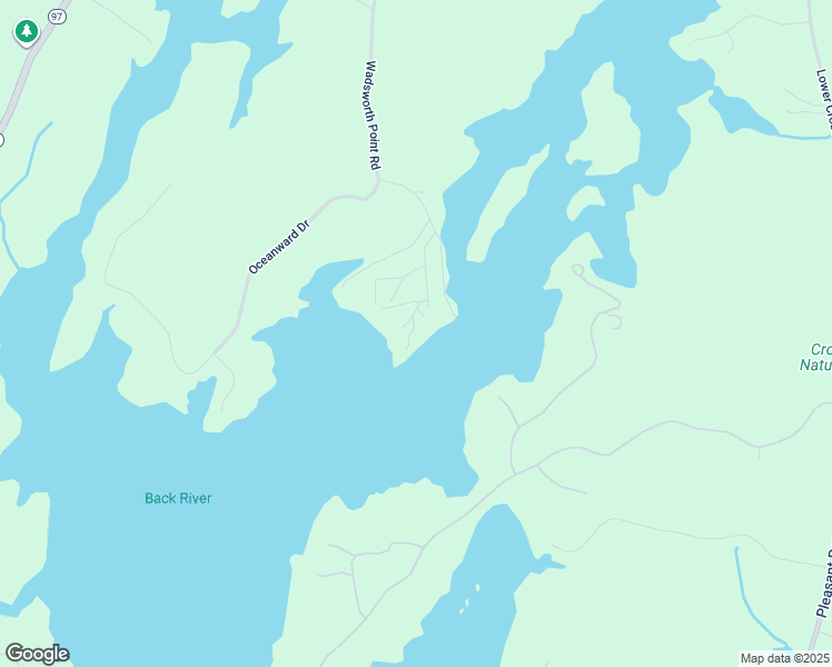 map of restaurants, bars, coffee shops, grocery stores, and more near 6 Eel Grass Lane in Friendship