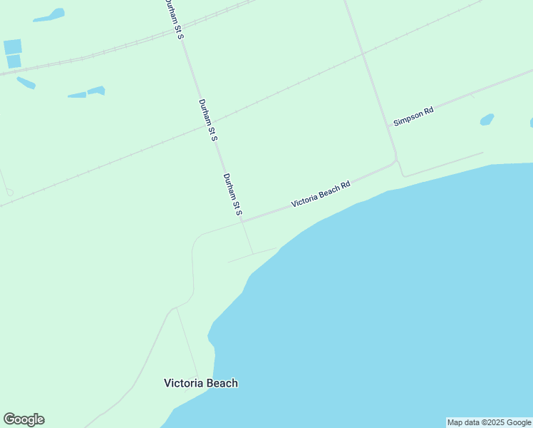 map of restaurants, bars, coffee shops, grocery stores, and more near Victoria Beach Road in Northumberland County