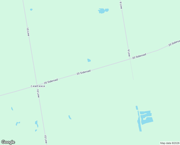 map of restaurants, bars, coffee shops, grocery stores, and more near 383206 20 Sideroad in Amaranth
