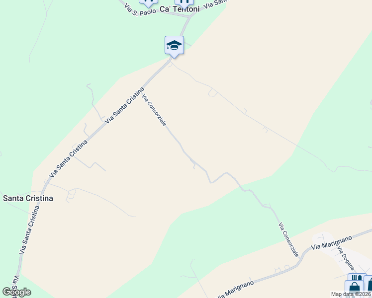 map of restaurants, bars, coffee shops, grocery stores, and more near 2 Via Consorziale in Rimini