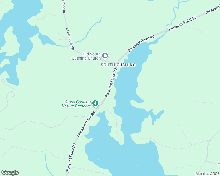 map of restaurants, bars, coffee shops, grocery stores, and more near 576 Pleasant Point Road in Cushing