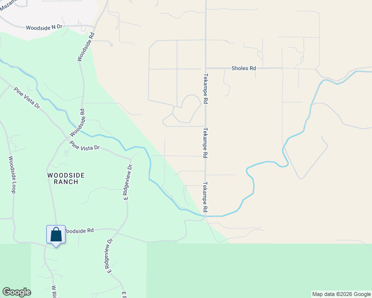 map of restaurants, bars, coffee shops, grocery stores, and more near 60357 Tekampe Road in Bend
