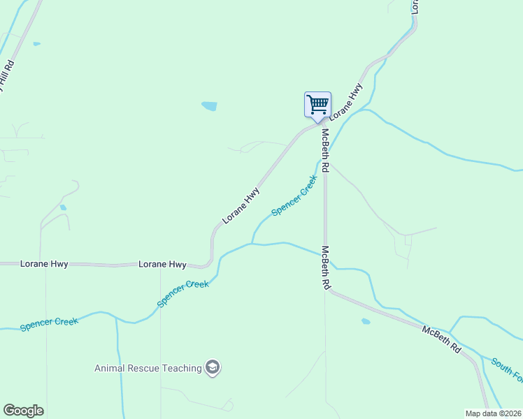 map of restaurants, bars, coffee shops, grocery stores, and more near 85933 Lorane Highway in Eugene