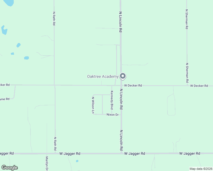 map of restaurants, bars, coffee shops, grocery stores, and more near 6487 West Decker Road in Ludington