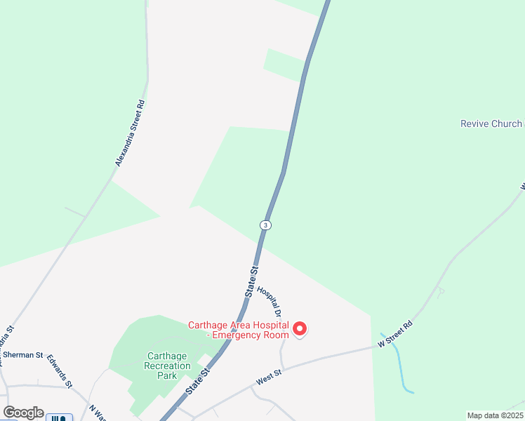 map of restaurants, bars, coffee shops, grocery stores, and more near 38781 State Route 3 in Carthage