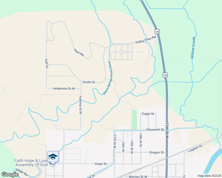 map of restaurants, bars, coffee shops, grocery stores, and more near 1295 15th Street in Vale