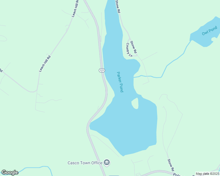 map of restaurants, bars, coffee shops, grocery stores, and more near 771 Meadow Road in Casco