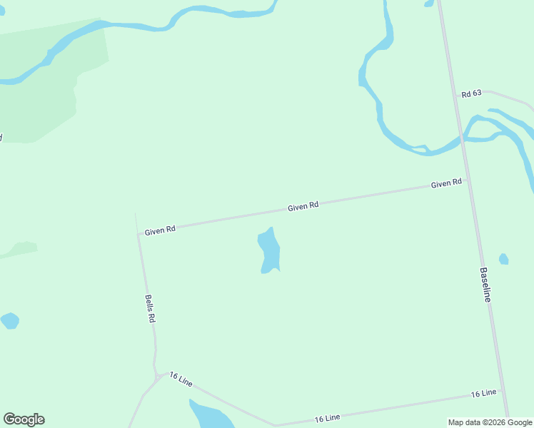 map of restaurants, bars, coffee shops, grocery stores, and more near 6384 Given Road in Clifford