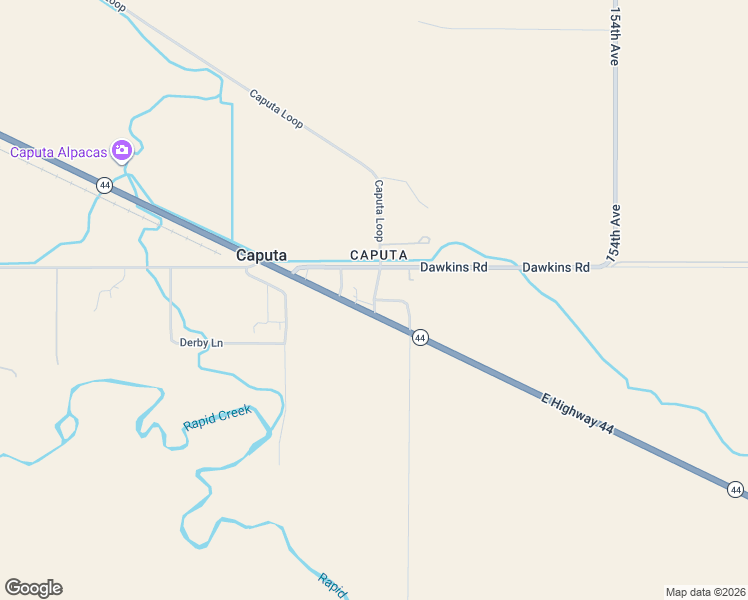 map of restaurants, bars, coffee shops, grocery stores, and more near 23501 1st Street in Rapid City