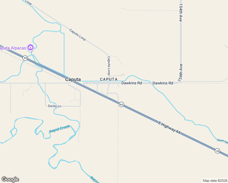 map of restaurants, bars, coffee shops, grocery stores, and more near 23501-23511 1st Street in Rapid City