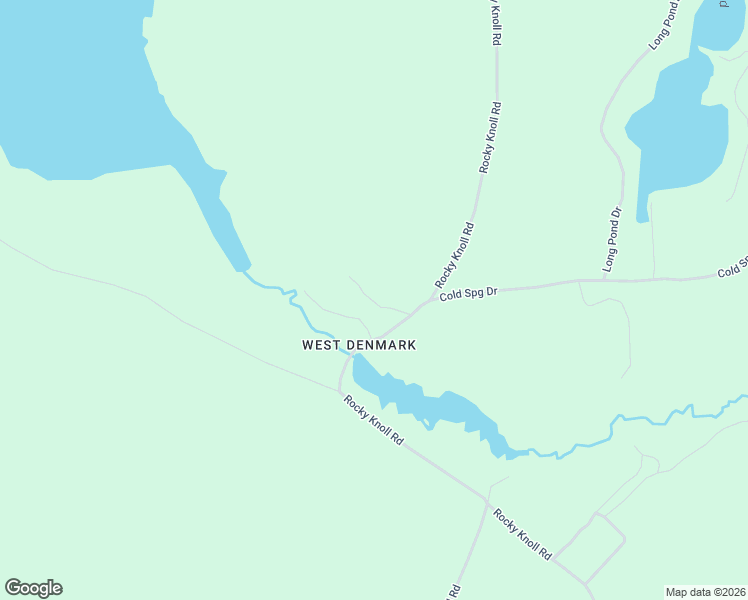 map of restaurants, bars, coffee shops, grocery stores, and more near 610 Rocky Knoll Road in Denmark