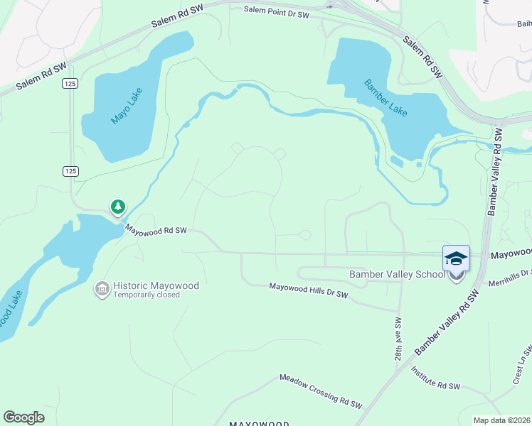 map of restaurants, bars, coffee shops, grocery stores, and more near 3385 Mayowood Road Southwest in Rochester