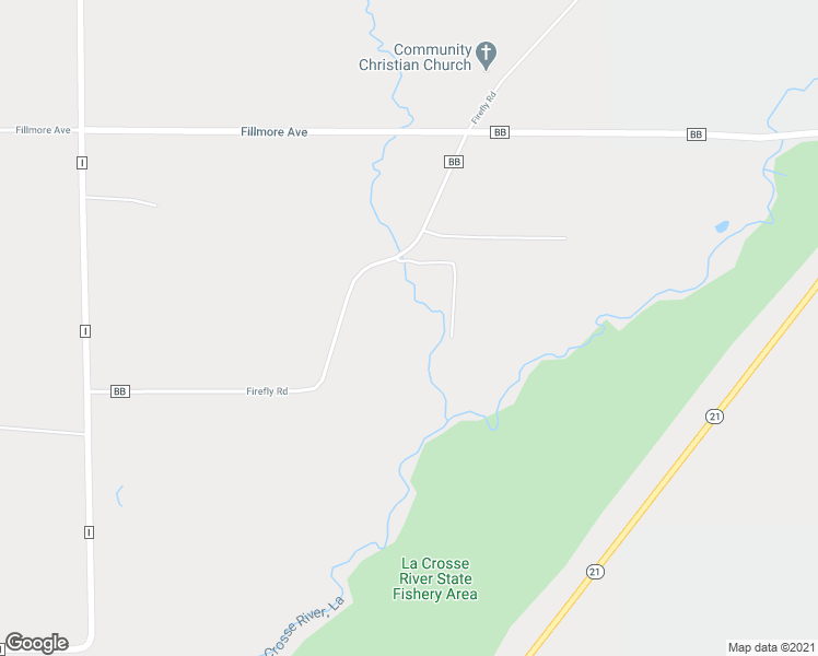 map of restaurants, bars, coffee shops, grocery stores, and more near 12545 Co Hwy Bb in Sparta