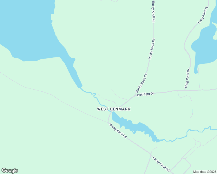 map of restaurants, bars, coffee shops, grocery stores, and more near 632 Rocky Knoll Road in Denmark