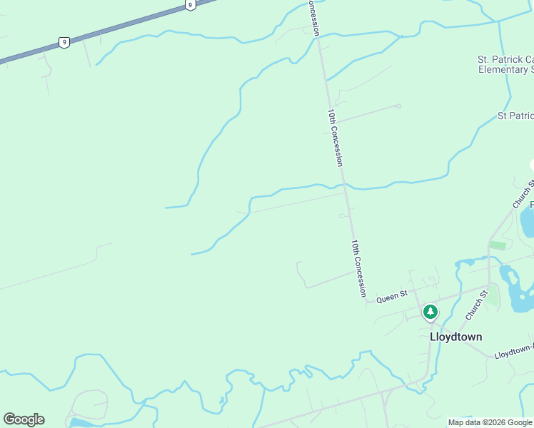 map of restaurants, bars, coffee shops, grocery stores, and more near 17150 Concession Road 10 in Schomberg