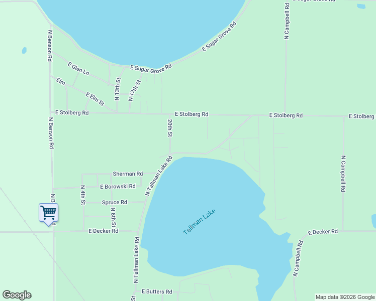 map of restaurants, bars, coffee shops, grocery stores, and more near 2265 North Tallman Lake Road in Fountain