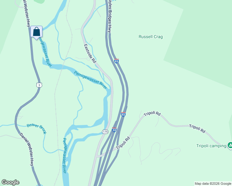 map of restaurants, bars, coffee shops, grocery stores, and more near 443 Eastside Road in Woodstock