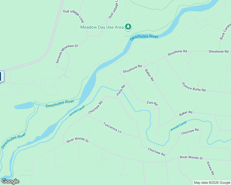 map of restaurants, bars, coffee shops, grocery stores, and more near 18848 Choctaw Road in Bend
