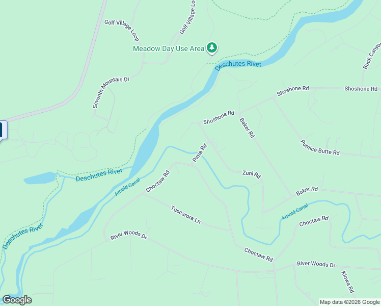 map of restaurants, bars, coffee shops, grocery stores, and more near 18848 Choctaw Road in Bend